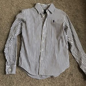2  POLO long sleeve button cotton oxford shirts